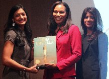Receiving honor by Directors Kirti Surati and Jagruti Panwala, Women in Hotel Leadership, AAHOA